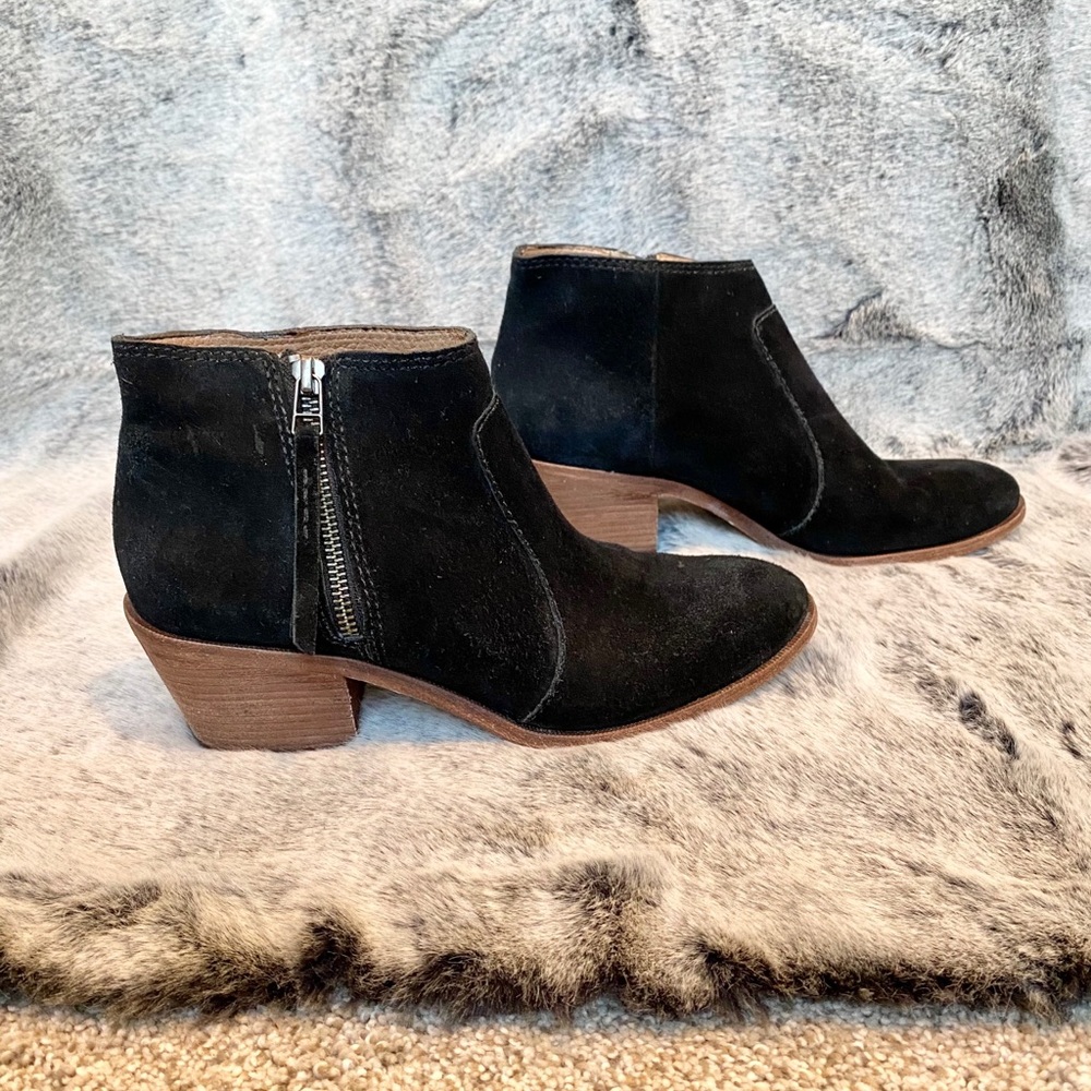 Madewell Janice Suede Booties size 9
